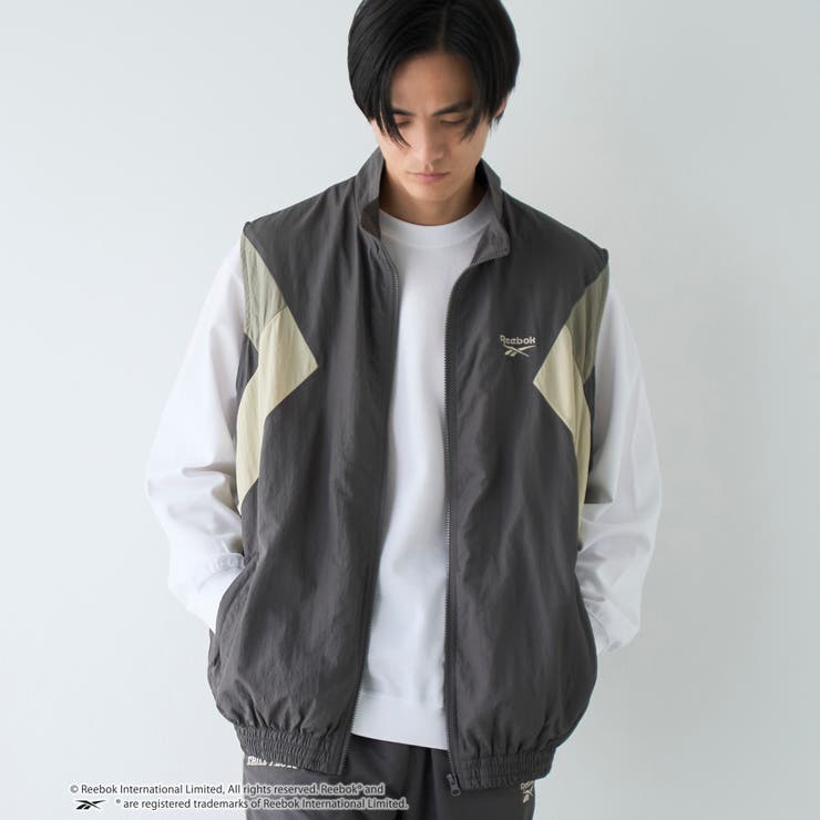 DK.GRAY | Reebok（リーボック）別注トラックベスト | coen【men】