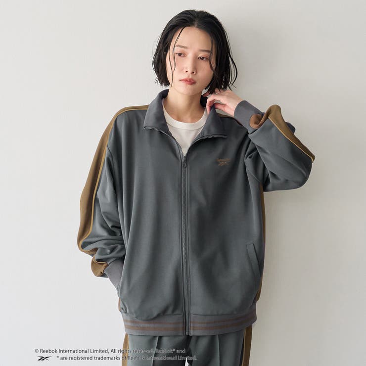 DK.GRAY | Reebok（リーボック）別注ジャージトラックジャケット | coen【men】