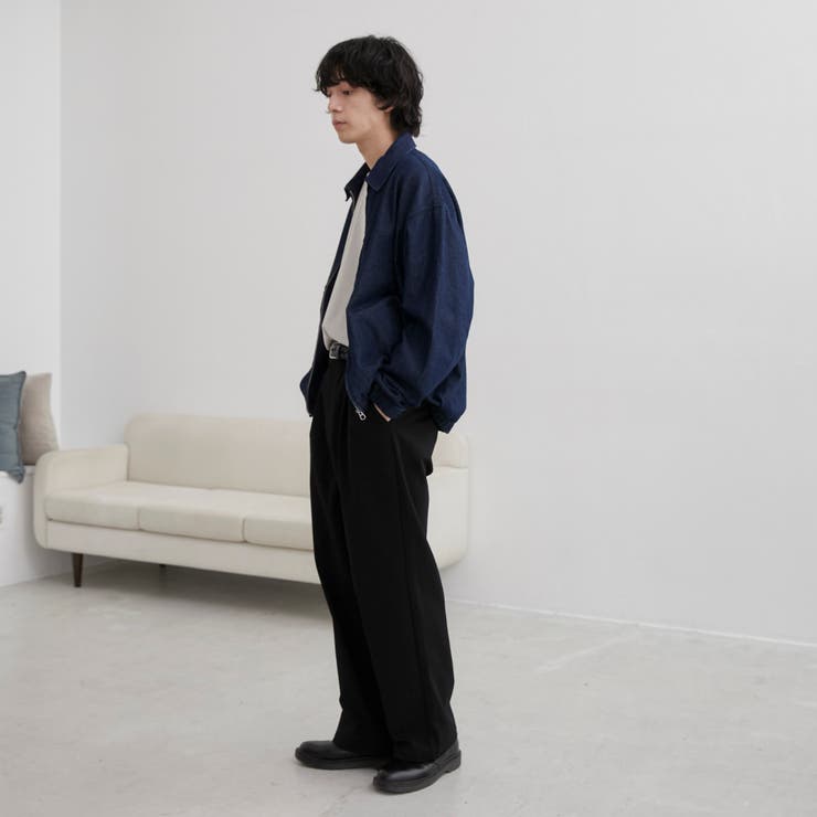 C.DENIMS】デニムジップアップブルゾン[品番：COEW0006725