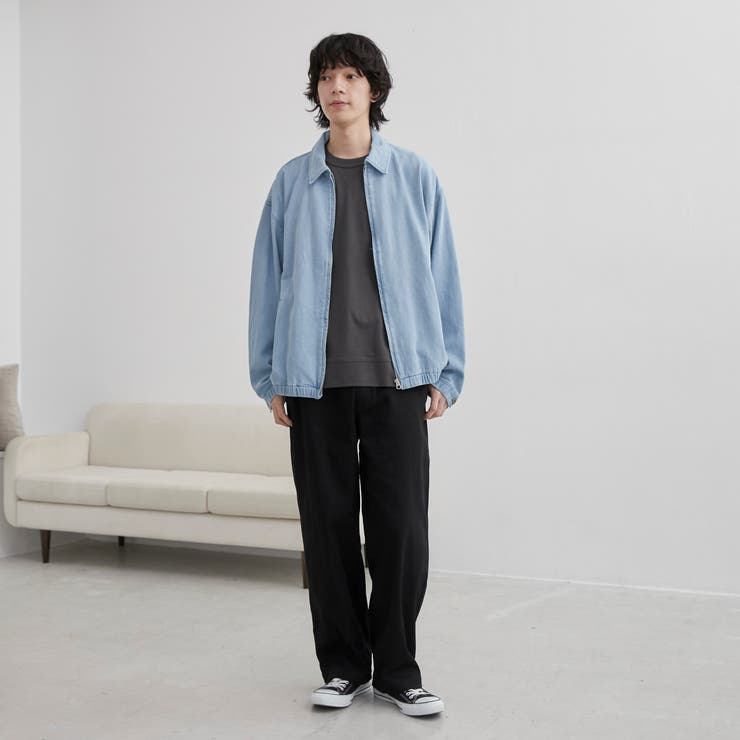 C.DENIMS】デニムジップアップブルゾン[品番：COEW0006725
