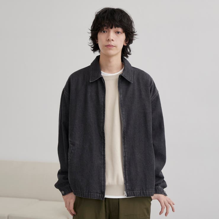 【C.DENIMS】デニムジップアップブルゾン | coen【men】 | 詳細画像2 