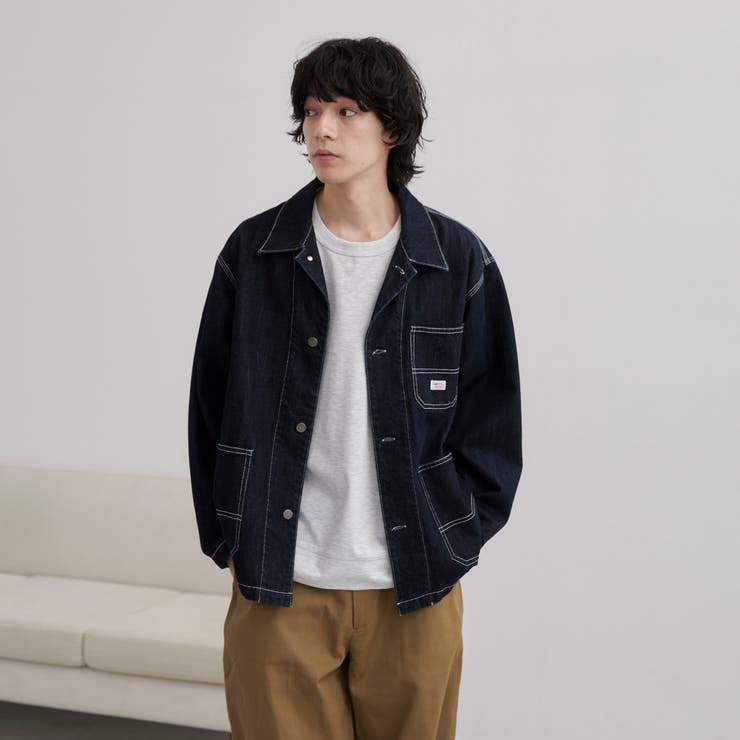 SMITH’S（スミス）別注デニムカバーオールジャケット（コバルト／ネイビー） | coen【men】 | 詳細画像14 