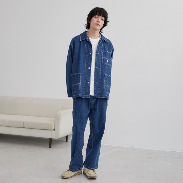 SMITH’S（スミス）別注デニムカバーオールジャケット（コバルト／ネイビー） | coen【men】 | 詳細画像6 