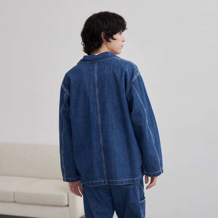 SMITH’S（スミス）別注デニムカバーオールジャケット（コバルト／ネイビー） | coen【men】 | 詳細画像9 
