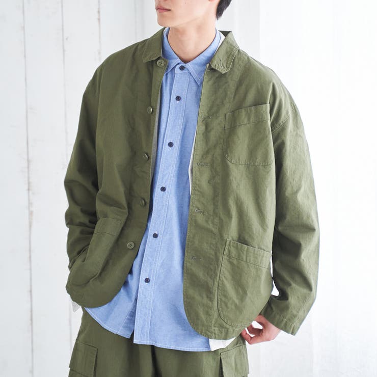 リップストップカバーオールジャケット セットアップ対応 品番 Coew Coen Men コーエン のメンズ ファッション通販 Shoplist ショップリスト