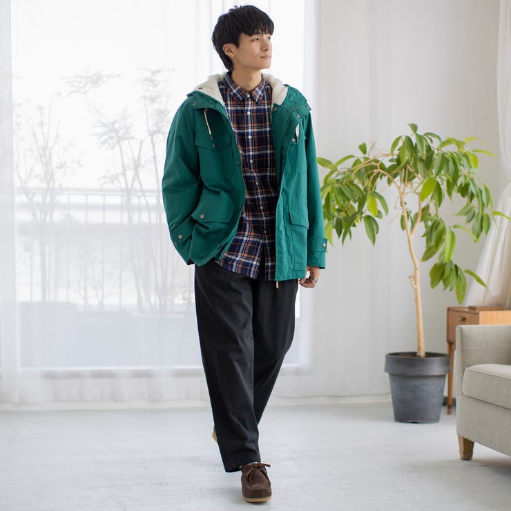 撥水3WAYボアマウンテンパーカー[マンパ＋ボアブルゾン2点セット][品番