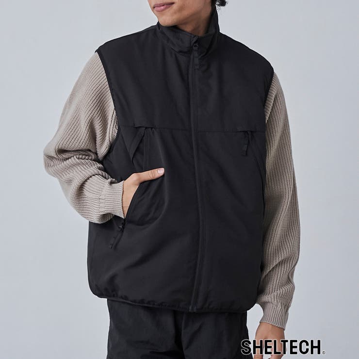 SHELTECH機能付きパディングスタンドカラーベスト[品番：COEW0004950