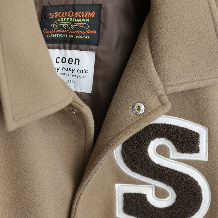 SKOOKUM×coen別注スタジャン[品番：COEW0004965]｜coen【men