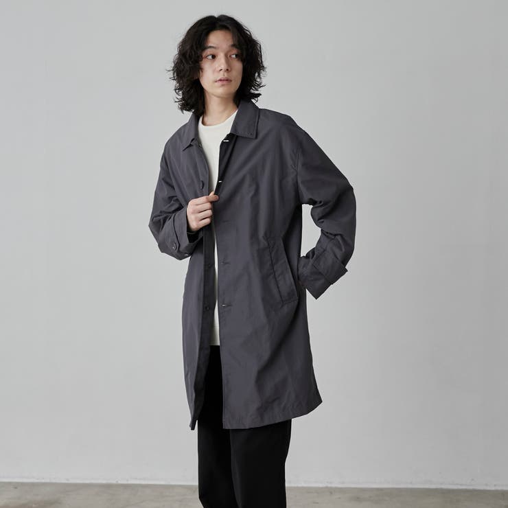 ナイロングログランステンカラーコート[品番：COEW0005135]｜coen【men