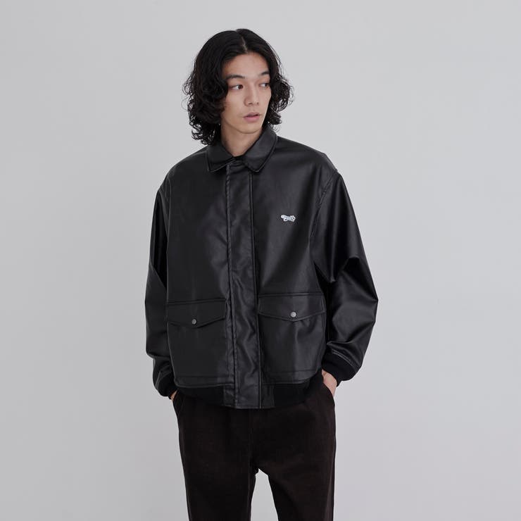 そうコレ！】Penneys（ぺニーズ）別注レザーライクブルゾン[品番