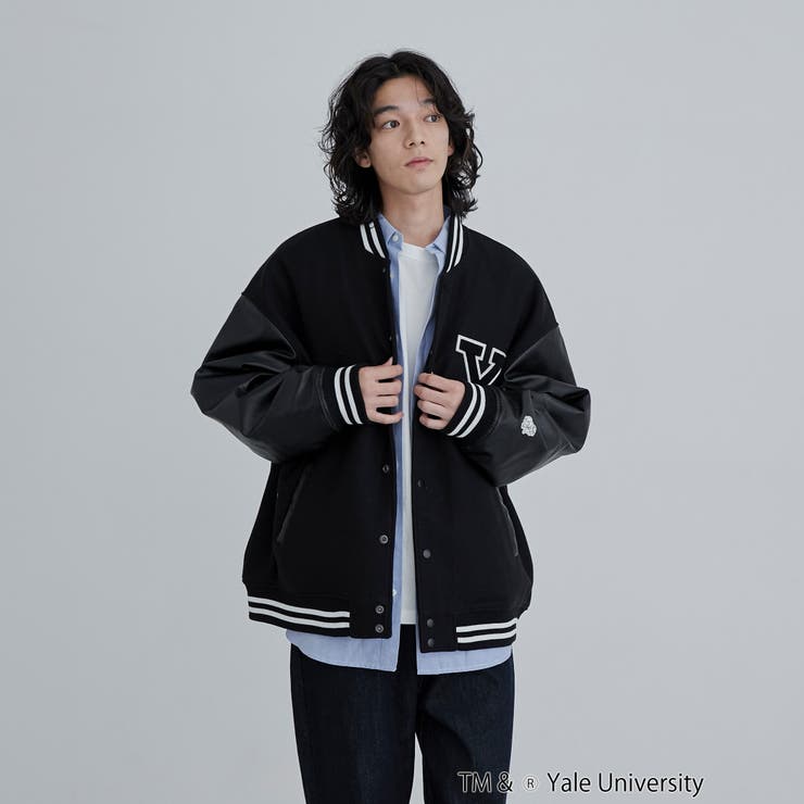 JEANS FACTORY CLOTHES 別注　YALE スタジャン YALE別注スタジアムジャンパー[品番：COEW0006585]｜coen【men