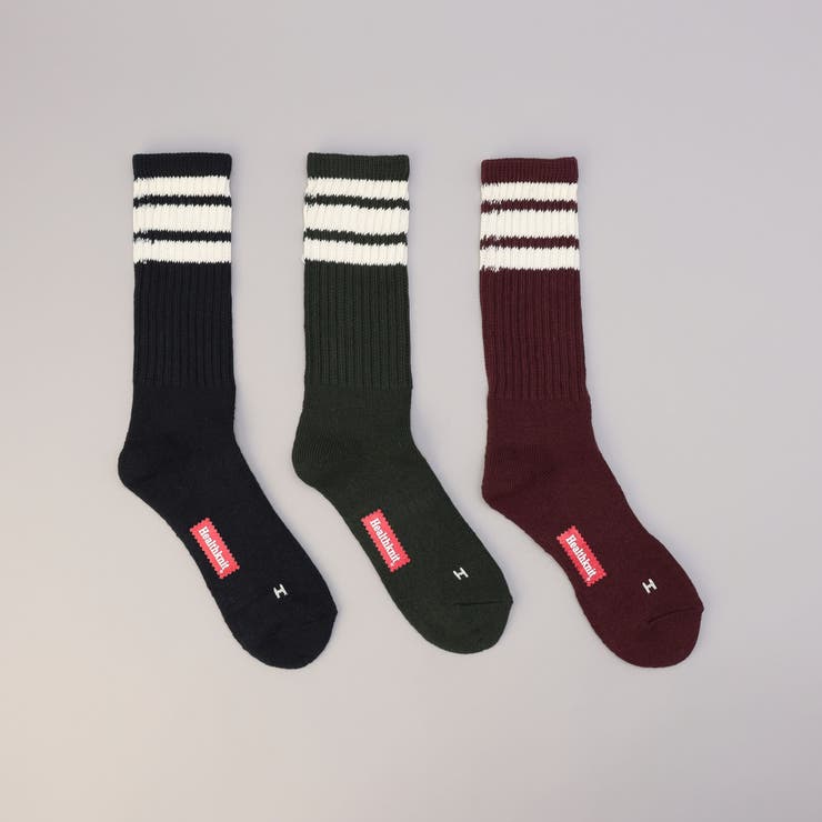 HealthKnit（ヘルスニット）ボディー3ラインソックス【3足セット】 | coen【men】 | 詳細画像1 