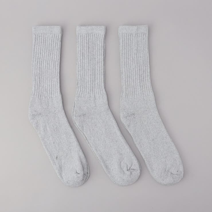 MD.GRAY | Railroad sock Crew | coen【men】