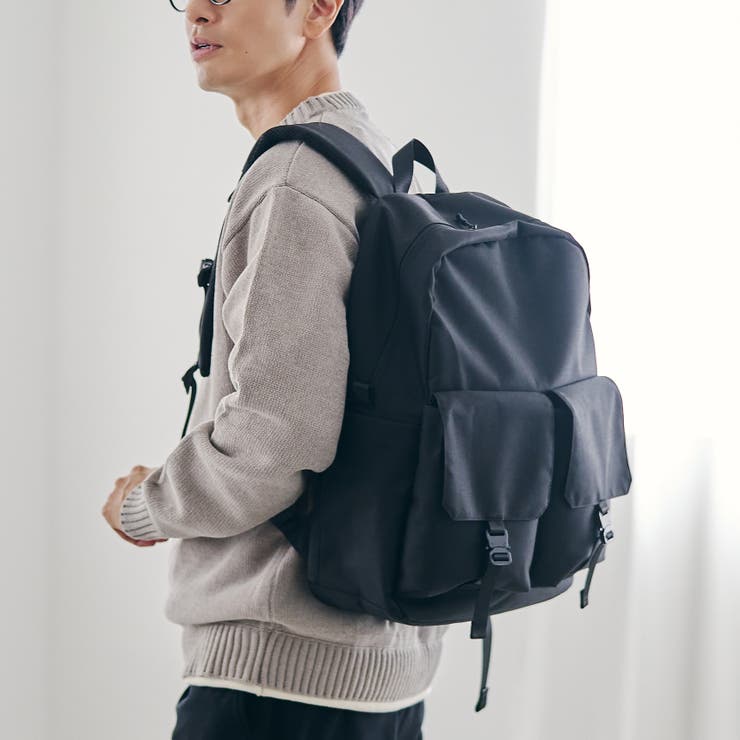 BLACK | ブラックバックパック | coen【men】