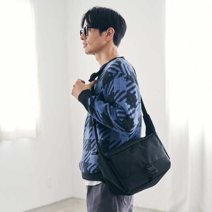 ブラックショルダーバッグ | coen【men】 | 詳細画像2 