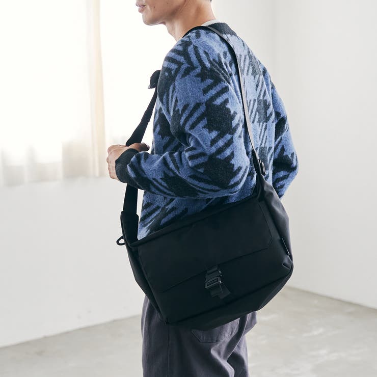 BLACK | ブラックショルダーバッグ | coen【men】