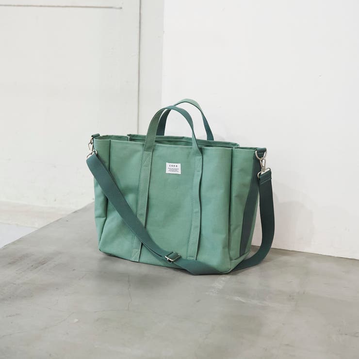 LIME | PVCキャンバストートバッグ | coen【men】