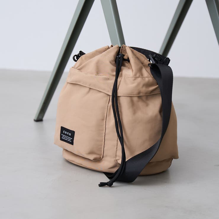 BEIGE | 巾着ショルダーバッグ | coen【men】
