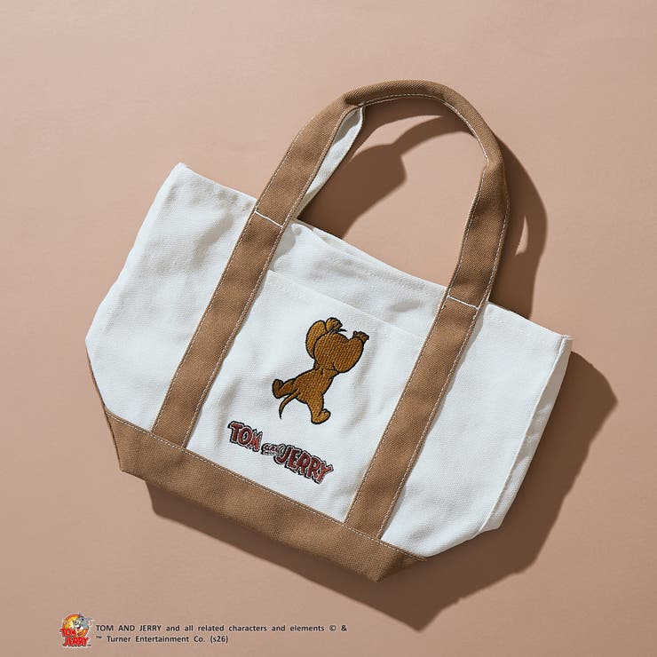 BEIGE | TOM and JERRY（トムとジェリー）キャンバストートバッグ | coen【men】