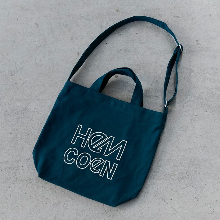 DK.GREEN | HeM（ヘム）別注2WAYロゴトートバッグ | coen【men】