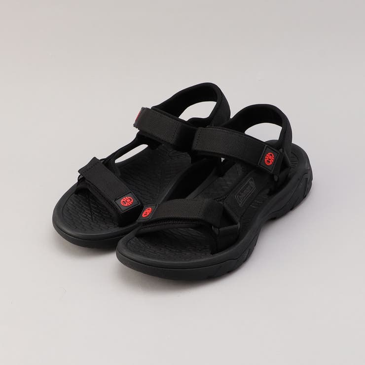 BLACK | Coleman（コールマン）別注ストラップサンダル | coen【men】