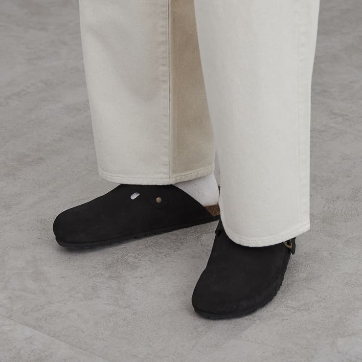 AUTENTI（オーテンティ）スエードクロッグサンダル（26cm 26 5cm[品番