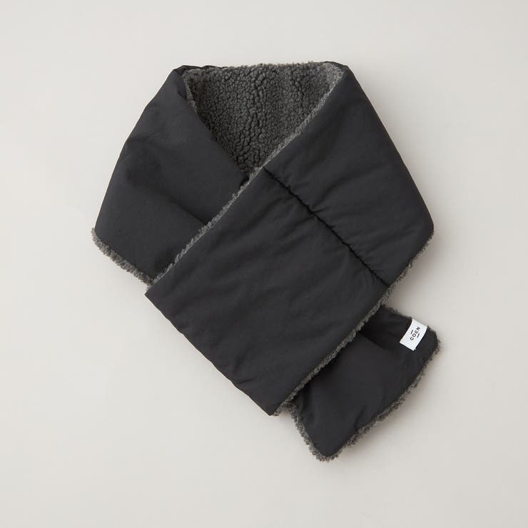 BLACK | リバーシブルボアマフラー | coen【men】