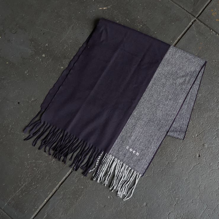 NAVY | 柄アソートマフラー | coen【men】