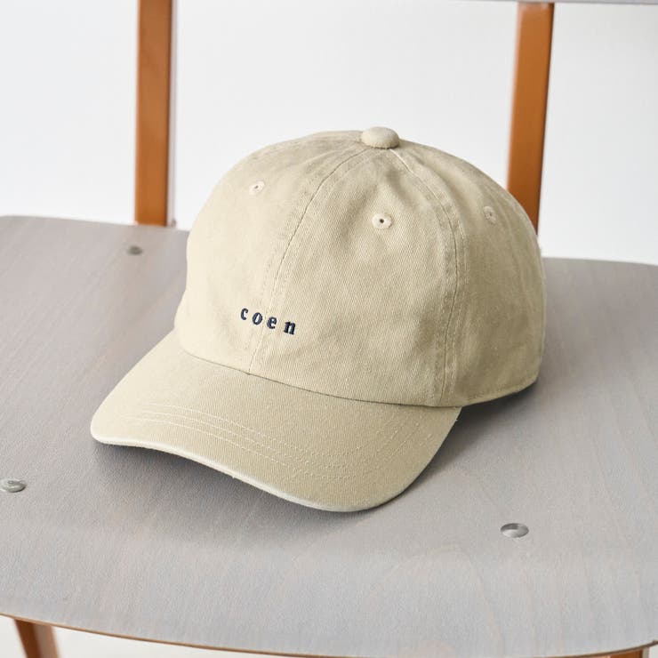 BEIGE | 【6色展開】coenロゴ刺繍キャップ | coen【men】