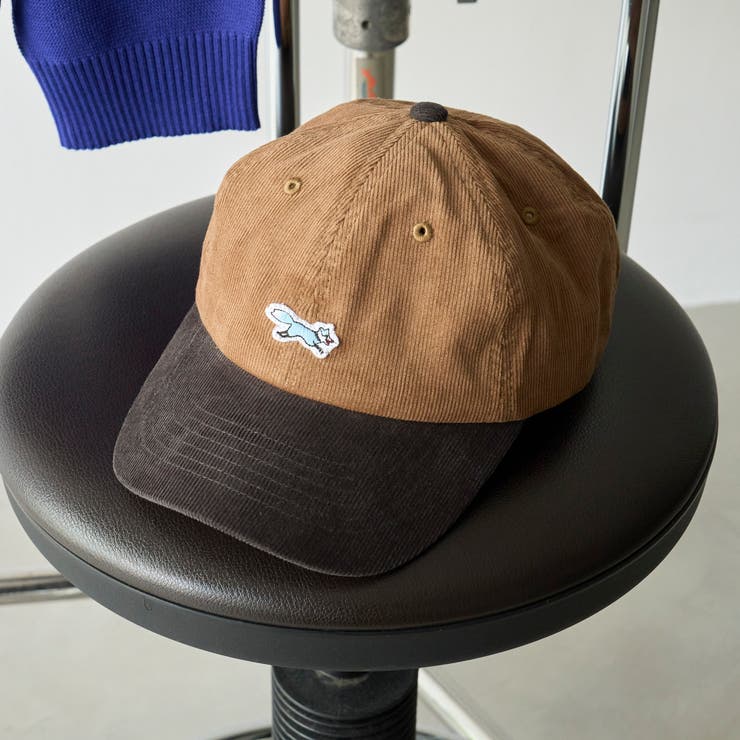 BEIGE | Penneys（ペニーズ）別注フォックスワッペンコーデュロイキャップ | coen【men】