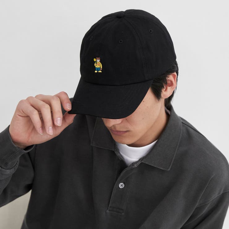 ワンポイントベア刺繍ツイルキャップ | coen【men】 | 詳細画像2 
