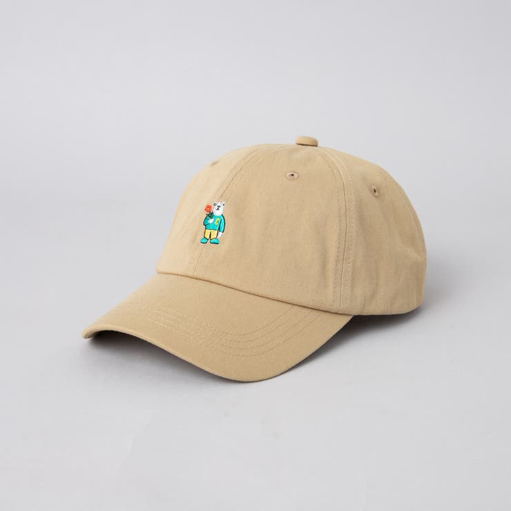 BEIGE | ワンポイントベア刺繍ツイルキャップ | coen【men】