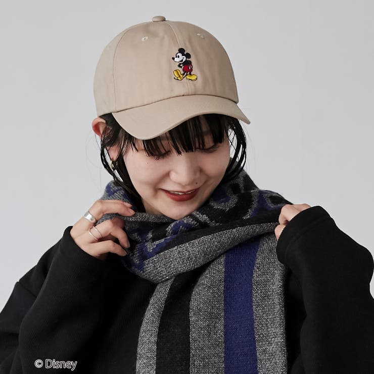 coen限定／ディズニーデザイン キャラクター刺繍ツイルキャップ