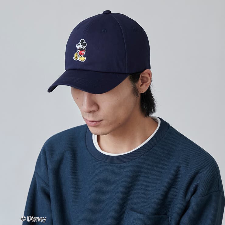coen限定／ディズニーデザイン キャラクター刺繍ツイルキャップ