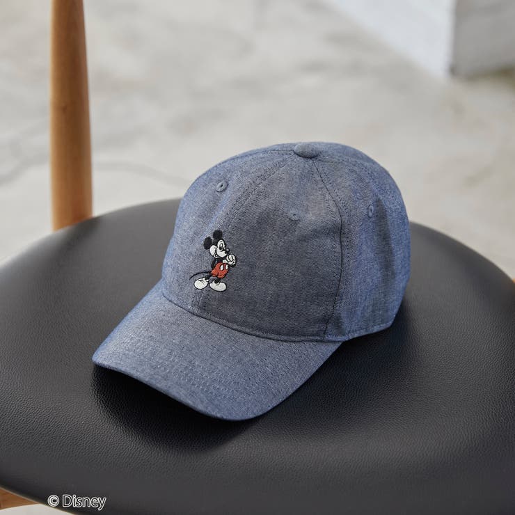 NAVY | coen限定／Disney（ディズニー）ダンガリーキャップ | coen【men】