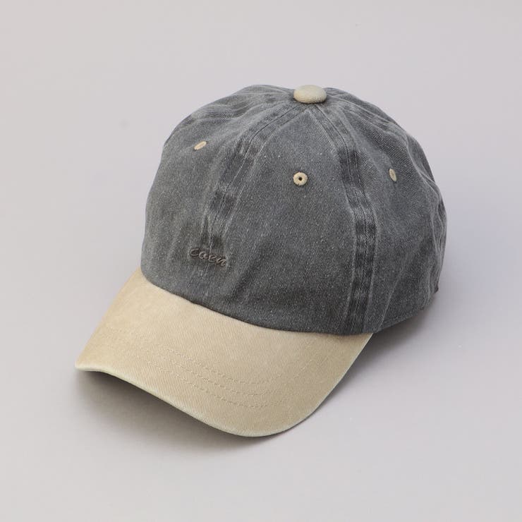 DK.GRAY | ワンポイントロゴ刺繍キャップ | coen【men】