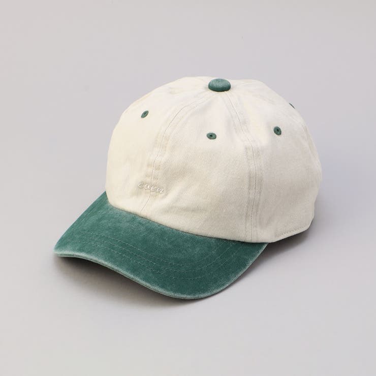 BEIGE | ワンポイントロゴ刺繍キャップ | coen【men】