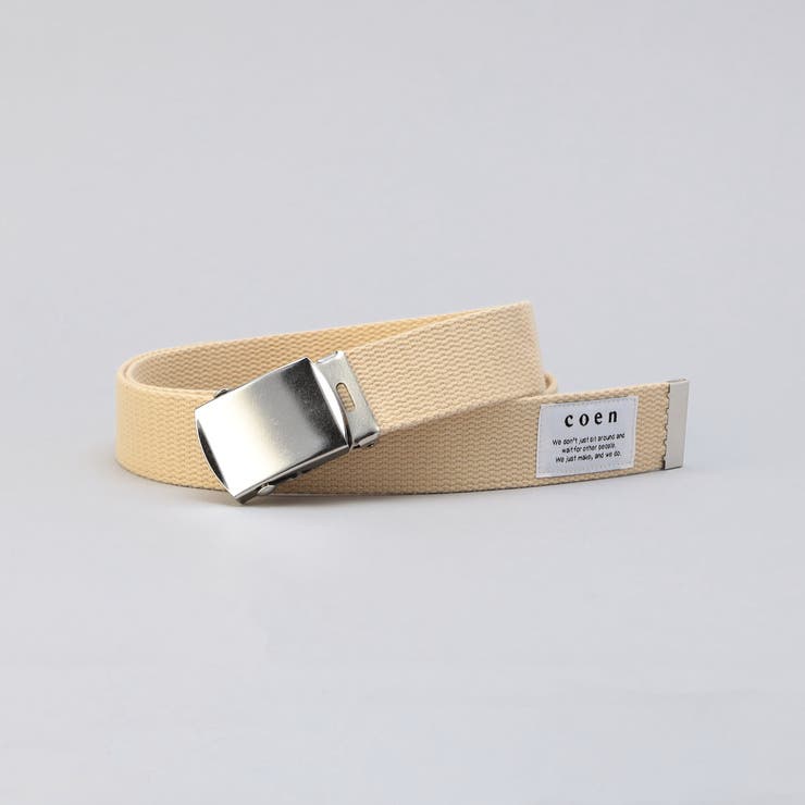 BEIGE | カラーテープベルト | coen【men】