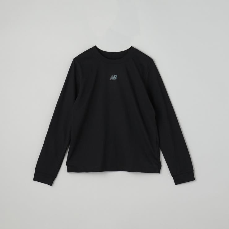BLACK | New BalanceヘザーテックロングスリーブTシャツ | coen【men】