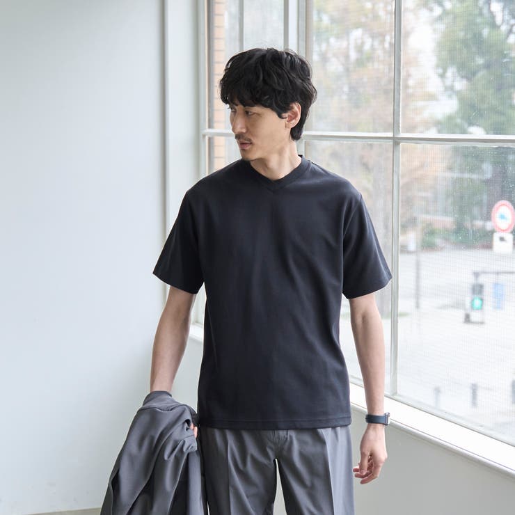 【RONEL】PLATING VネックTシャツ | coen【men】 | 詳細画像10 