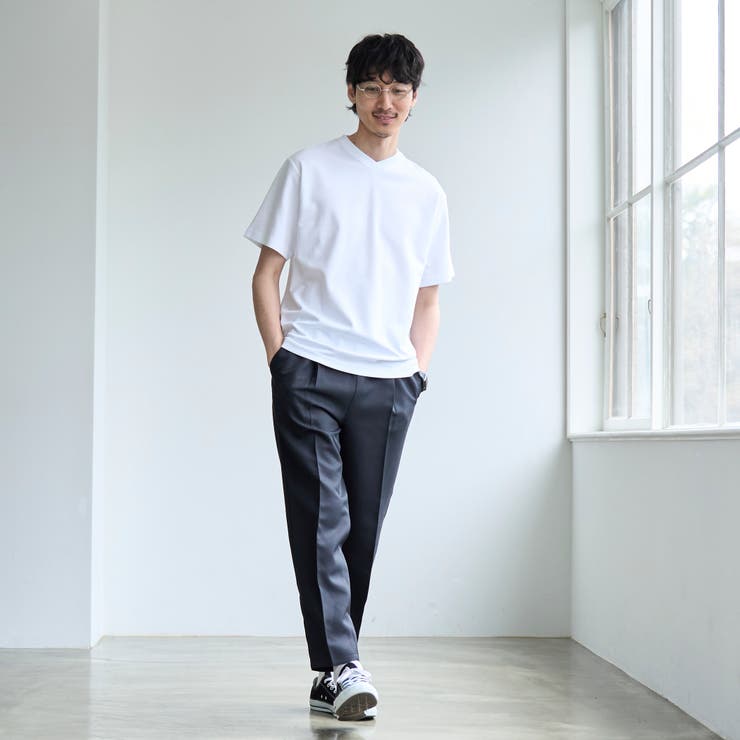 【RONEL】PLATING VネックTシャツ | coen【men】 | 詳細画像3 