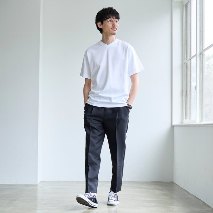 【RONEL】PLATING VネックTシャツ | coen【men】 | 詳細画像5 