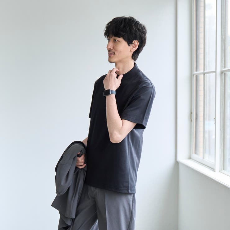 【RONEL】PLATINGジャケットネックTシャツ | coen【men】 | 詳細画像11 
