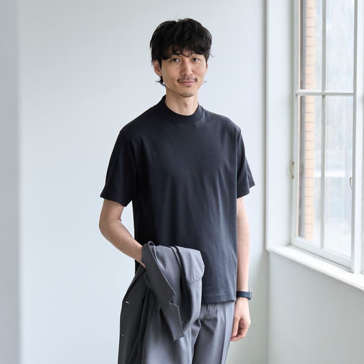 【RONEL】PLATINGジャケットネックTシャツ | coen【men】 | 詳細画像13 