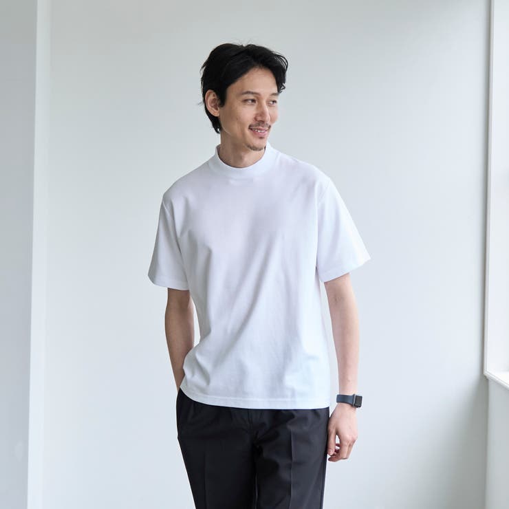 【RONEL】PLATINGジャケットネックTシャツ | coen【men】 | 詳細画像2 