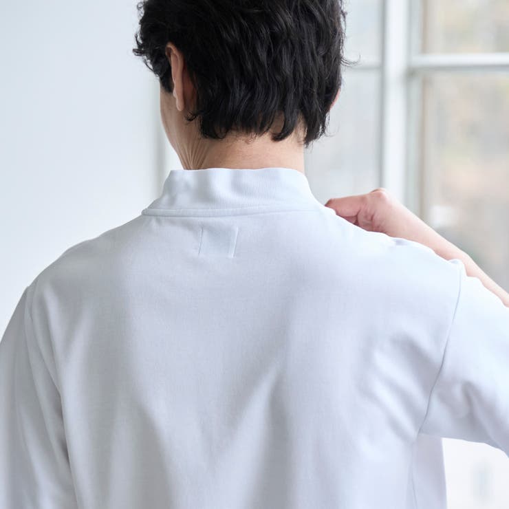 【RONEL】PLATINGジャケットネックTシャツ | coen【men】 | 詳細画像4 