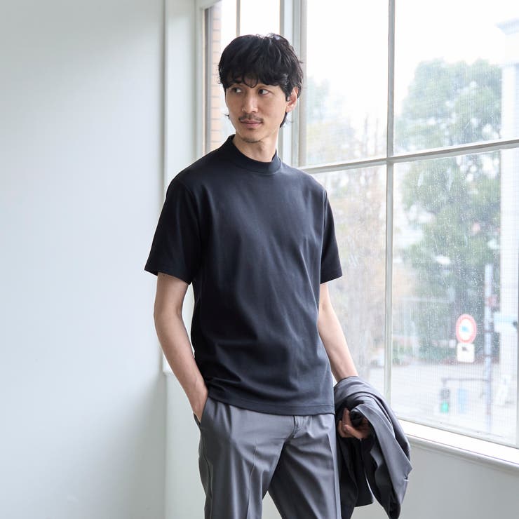 【RONEL】PLATINGジャケットネックTシャツ | coen【men】 | 詳細画像9 