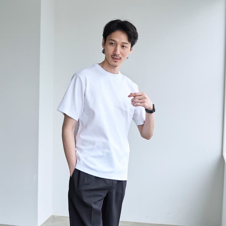 【RONEL】PLATINGベーシッククルーネックTシャツ | coen【men】 | 詳細画像2 