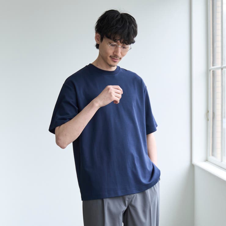 【RONEL】PLATINGワイドクルーネックTシャツ | coen【men】 | 詳細画像8 