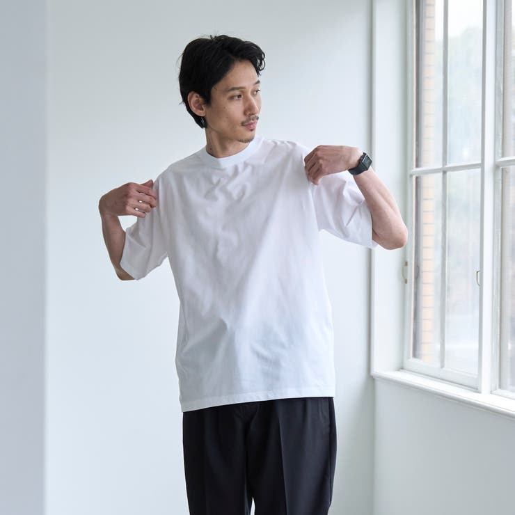 【RONEL】ワイドクルーネックTシャツ | coen【men】 | 詳細画像4 